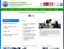 Tablet Screenshot of ecosystemindia.com